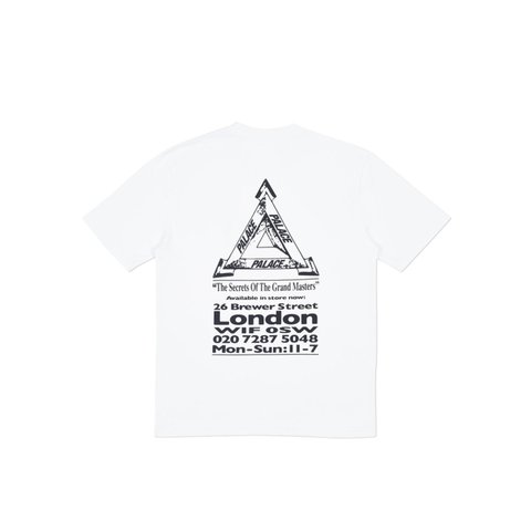 Palace GRAND MASTER T-SHIRT WHITE - Colorway