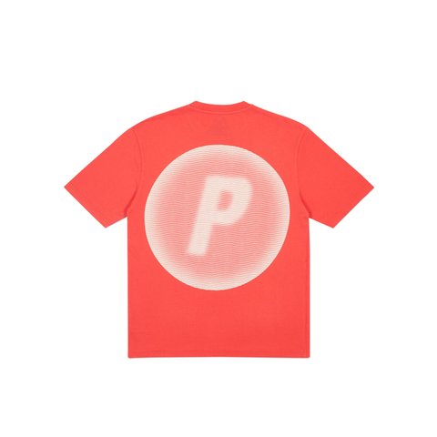 Palace PIRCULAR T-SHIRT LIGHT RED - Colorway