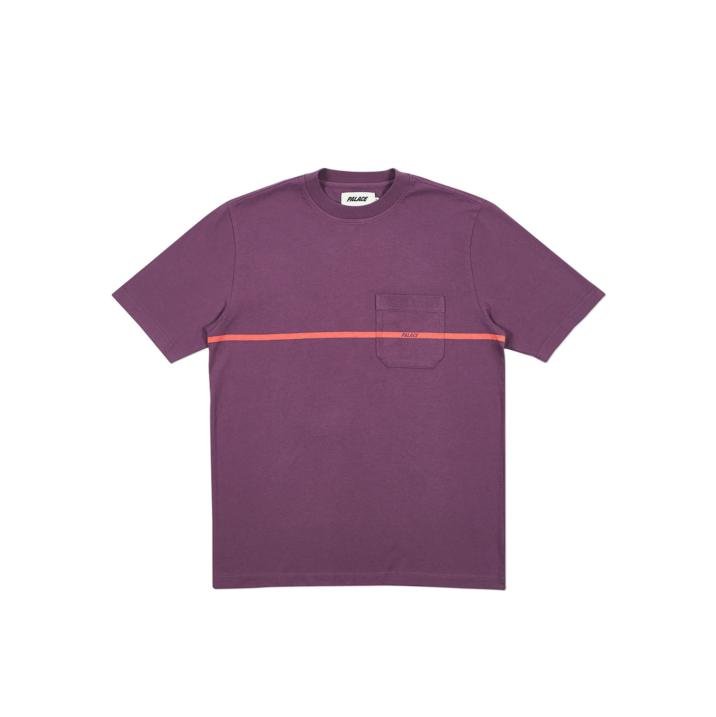 P-LINE POCKET T-SHIRT PURPLE
