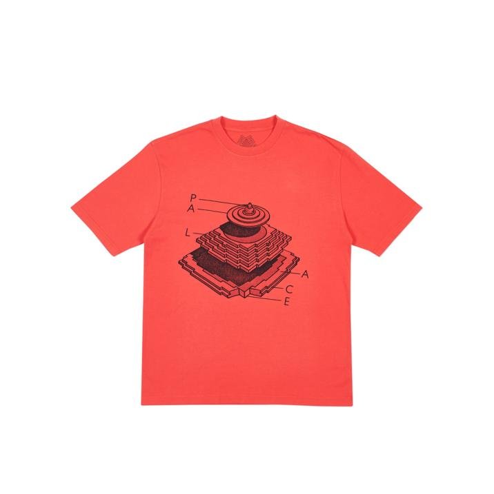 PYRAMIDAL T-SHIRT LIGHT RED