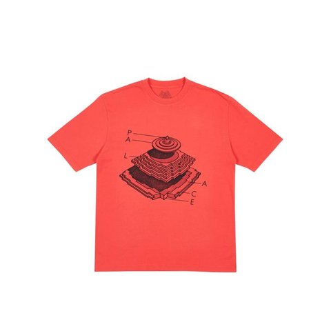 Palace PYRAMIDAL T-SHIRT LIGHT RED