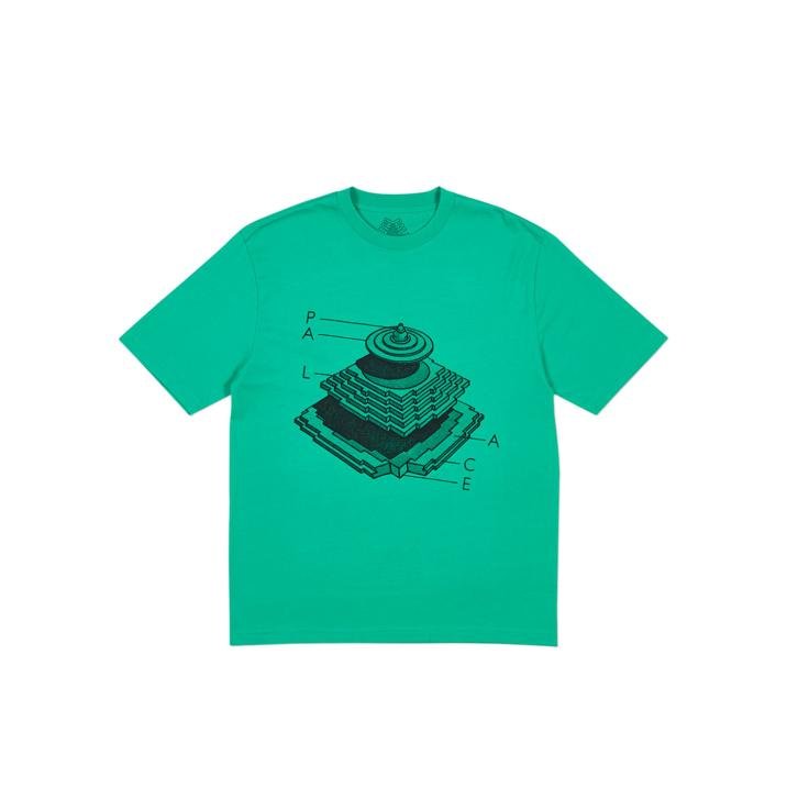 PYRAMIDAL T-SHIRT POOL GREEN
