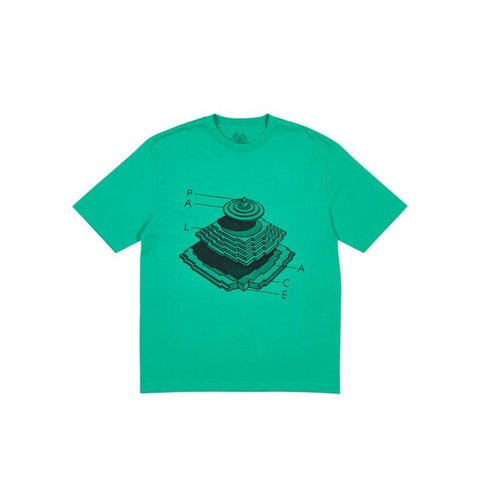 Palace PYRAMIDAL T-SHIRT POOL GREEN