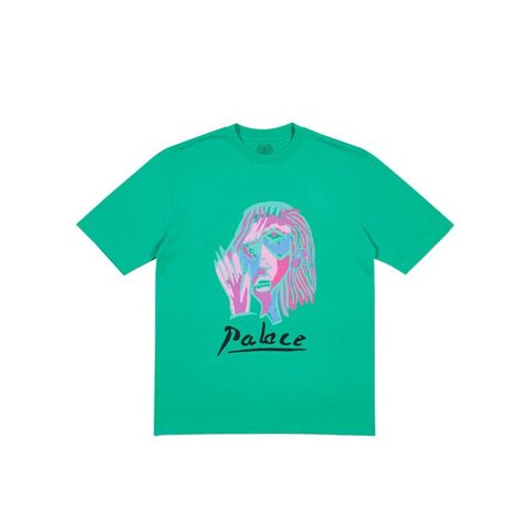 Palace SIGNATURE T-SHIRT POOL GREEN