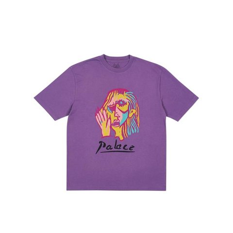 Palace SIGNATURE T-SHIRT PURPLE