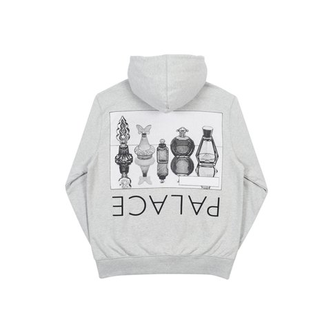 Palace NASAL HOOD GREY MARL - Colorway