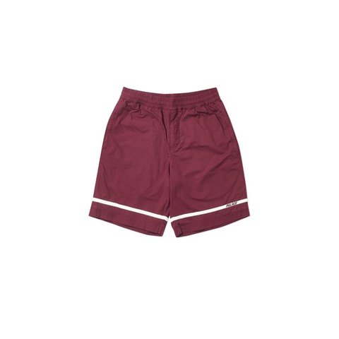 Palace P-LINE COTTON SHORT PLUM