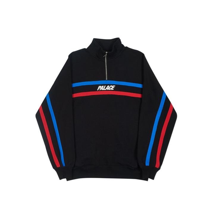 S-LINE 1/4 ZIP BLACK