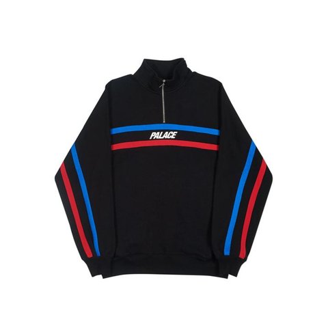Palace S-LINE 1/4 ZIP BLACK