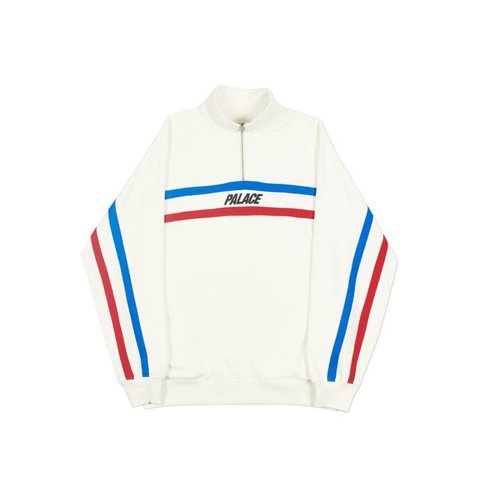 Palace S-LINE 1/4 ZIP WHITE
