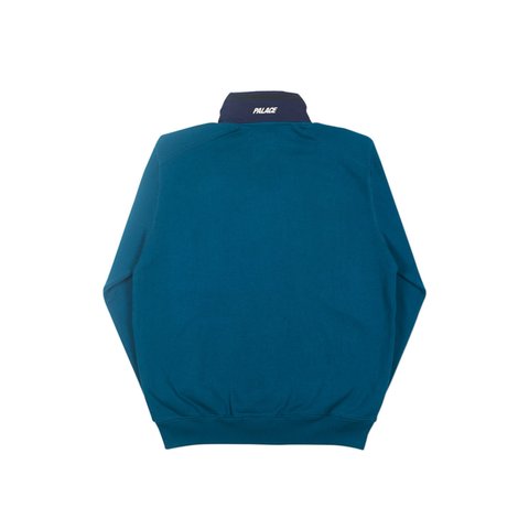 Palace TECHNO ZIP SWEAT TEAL - Colorway