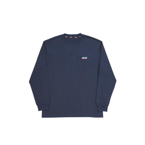 Palace BASICALLY A POCKET LONGSLEEVE NAVY