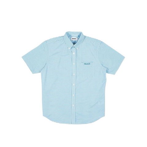 SERVICE SHORT SLEEVE SHIRT GREEN / WHITE