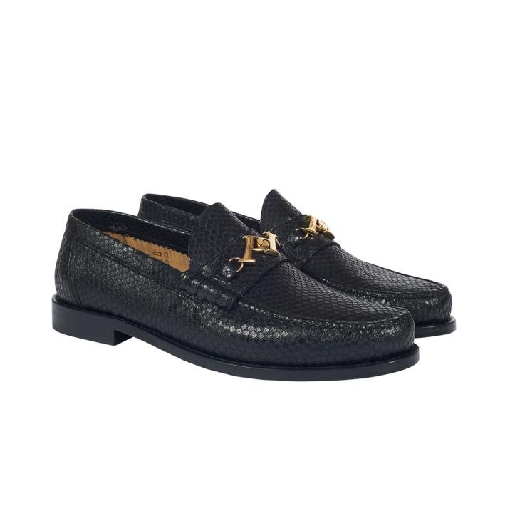 PALACE LOAFER BLACK SNAKE PRINT