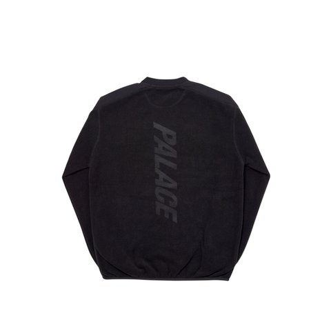 Palace POLARTEC LAZER CREW BLACK - Colorway