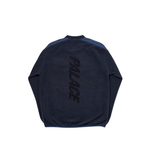 Palace POLARTEC LAZER CREW NAVY - Colorway