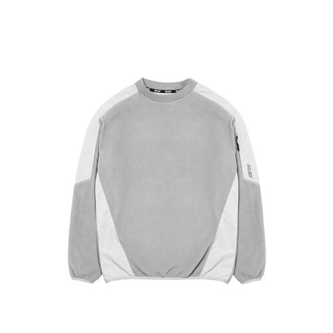 Palace POLARTEC LAZER CREW GREY