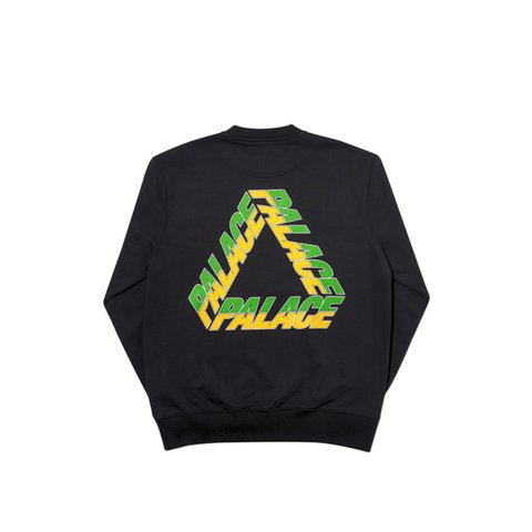 Palace SPLIT P3 CREW BLACK - Colorway