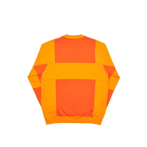 Palace CUT MIT SEW CREW ORANGE - Colorway