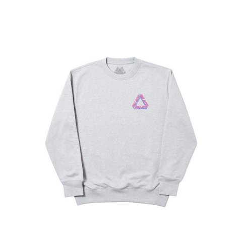 Palace SPLIT P3 CREW GREY MARL
