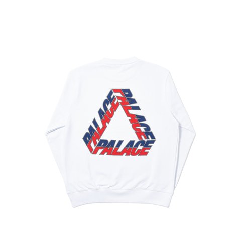 Palace SPLIT P3 CREW WHITE - Colorway