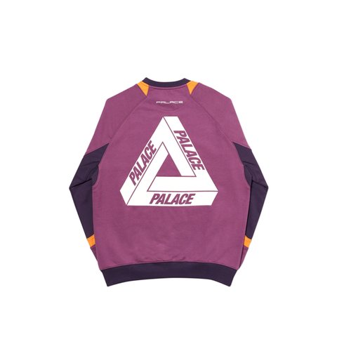 Palace TOUR DE FORCE CREW PURPLE - Colorway