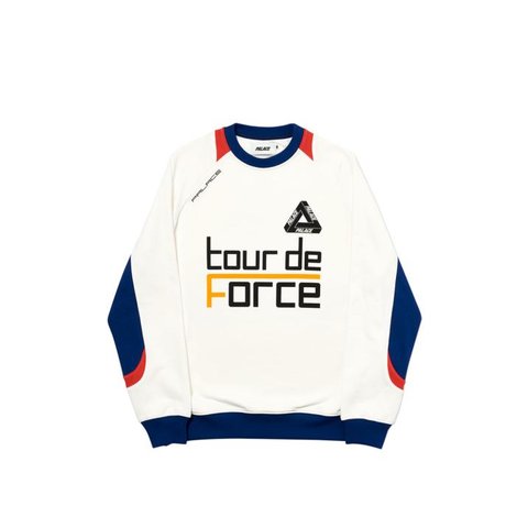 Palace TOUR DE FORCE CREW WHITE