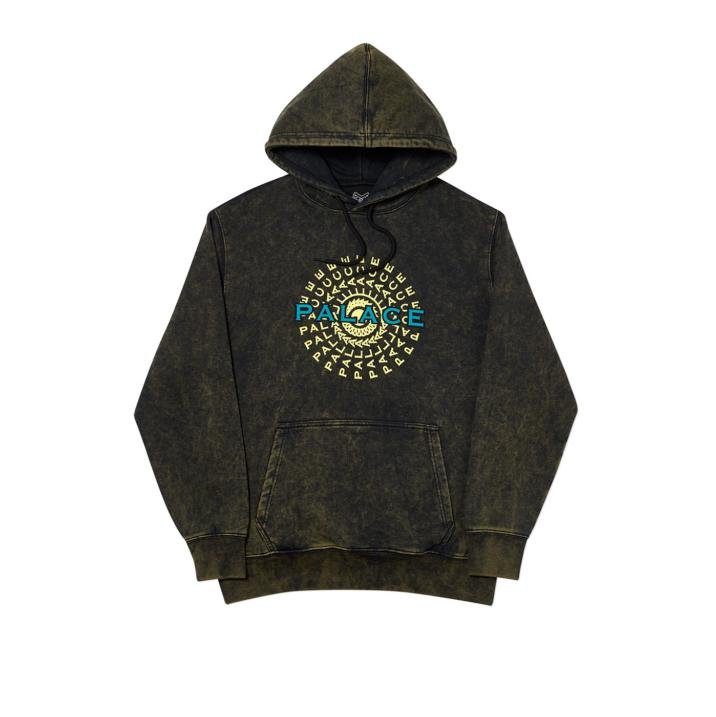 PIRCLE HOOD BLACK ACID WASH