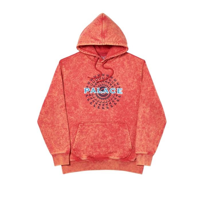 PIRCLE HOOD PINK ACID WASH
