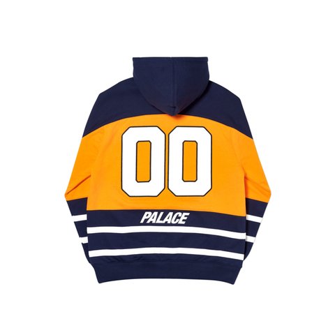Palace ZERO ZERO HOOD NAVY / ORANGE - Colorway