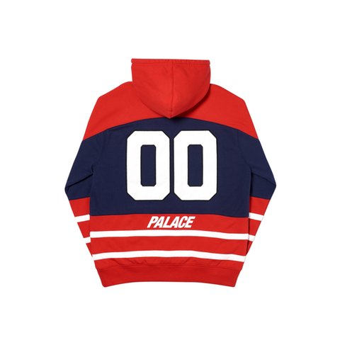 Palace ZERO ZERO HOOD RED / BLUE - Colorway