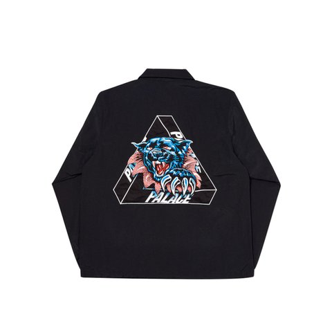 Palace RIPPED COACH JACKET BLACK - Colorway