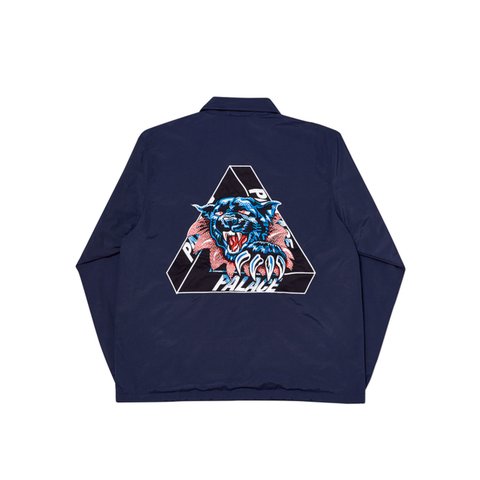 Palace RIPPED COACH JACKET NAVY - Colorway