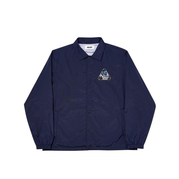 RIPPED COACH JACKET NAVY