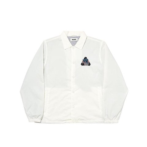 Palace RIPPED COACH JACKET WHITE