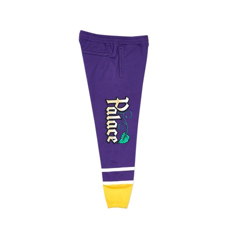 Palace ZERO ZERO JOGGER PURPLE / YELLOW - Colorway