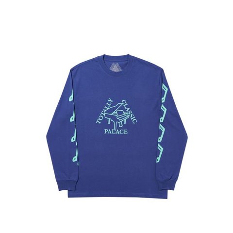 Palace CLASSIC LONGSLEEVE BLUE