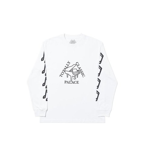 Palace CLASSIC LONGSLEEVE WHITE