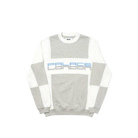 Palace CUT MIT SEW CREW OFF WHITE