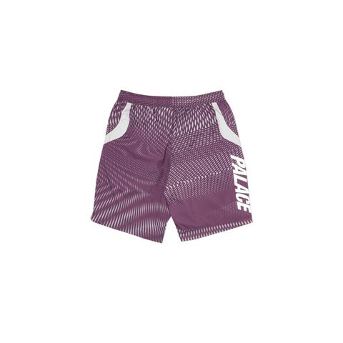 Palace DAZZLER SHELL SHORTS PLUM / GREY