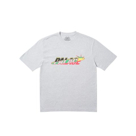 Palace LIQUE T-SHIRT GREY MARL