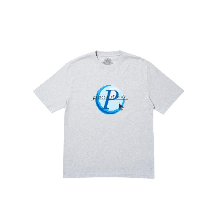 LOG ON T-SHIRT GREY MARL