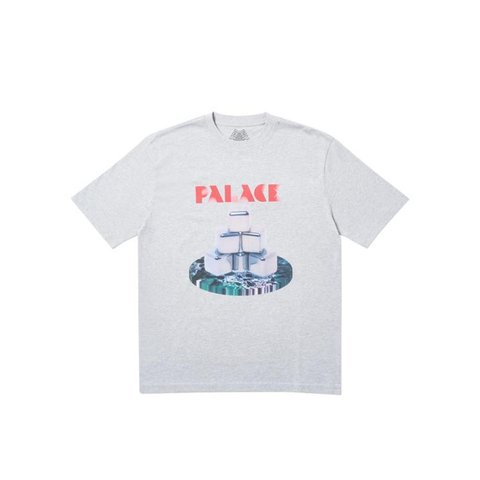 Palace CUBES T-SHIRT GREY MARL