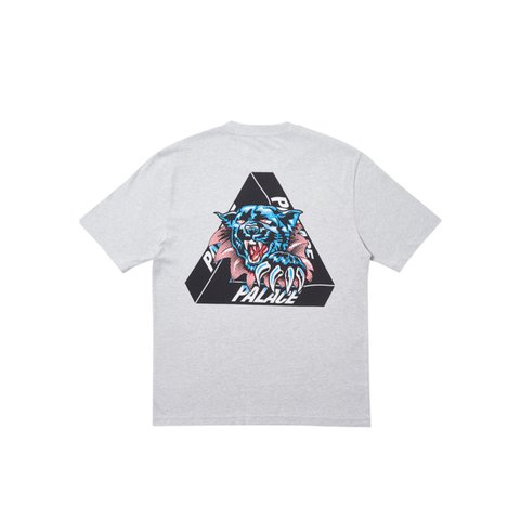 Palace RIPPED T-SHIRT GREY MARL - Colorway
