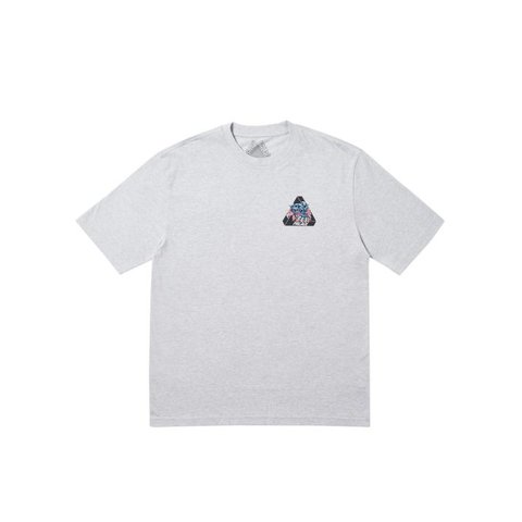 Palace RIPPED T-SHIRT GREY MARL