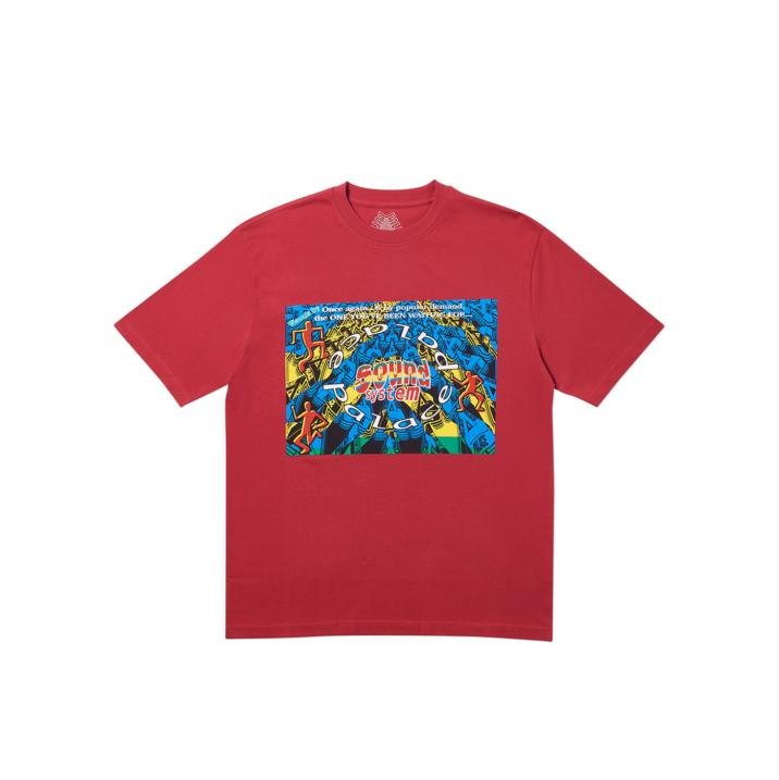 SOUND MATE T-SHIRT DARK RED