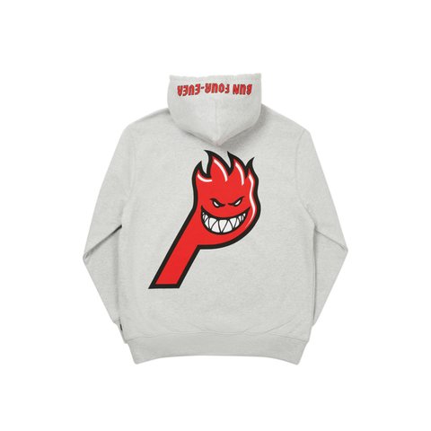 Palace LIVE TO BUN HOOD GREY MARL - Colorway
