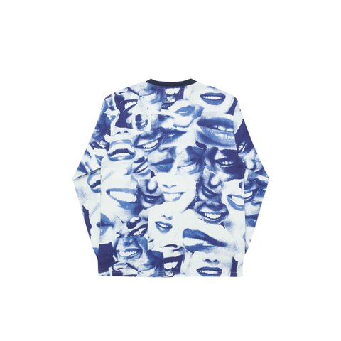 Palace JOHN & MOLLY MOUF LONGSLEEVE BLUE - Colorway