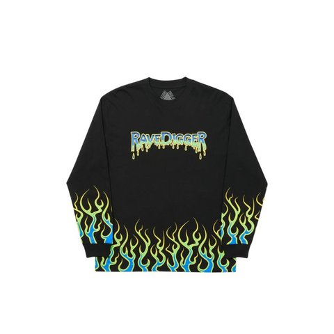 RAVEDIGGER LONGSLEEVE BLACK