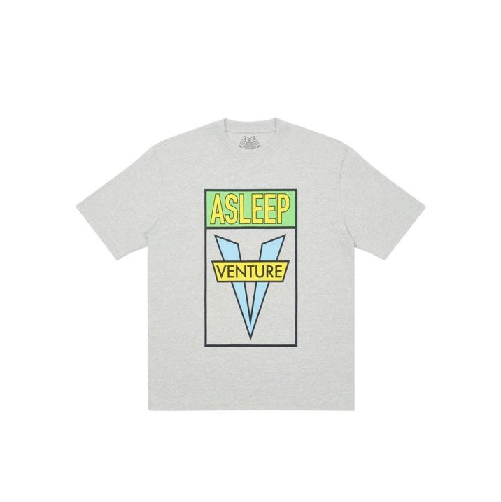 ASLEEP TO VENTURE T-SHIRT GREY MARL
